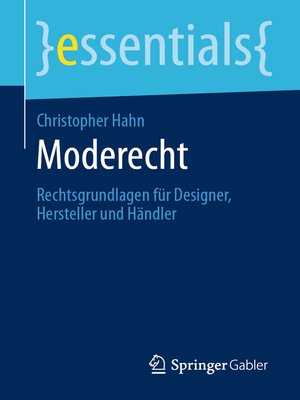 cover image of Moderecht